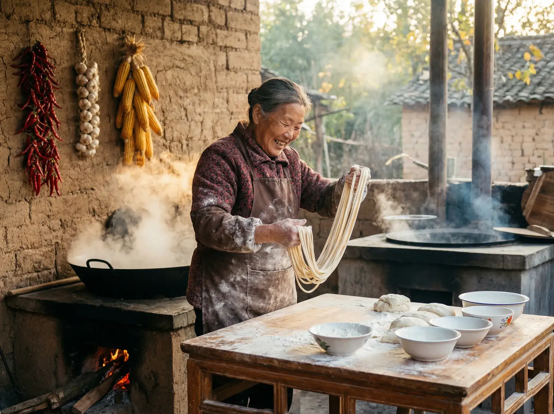 农家大嫂手擀面 - 越狱第三季剧情介绍 乡村美食